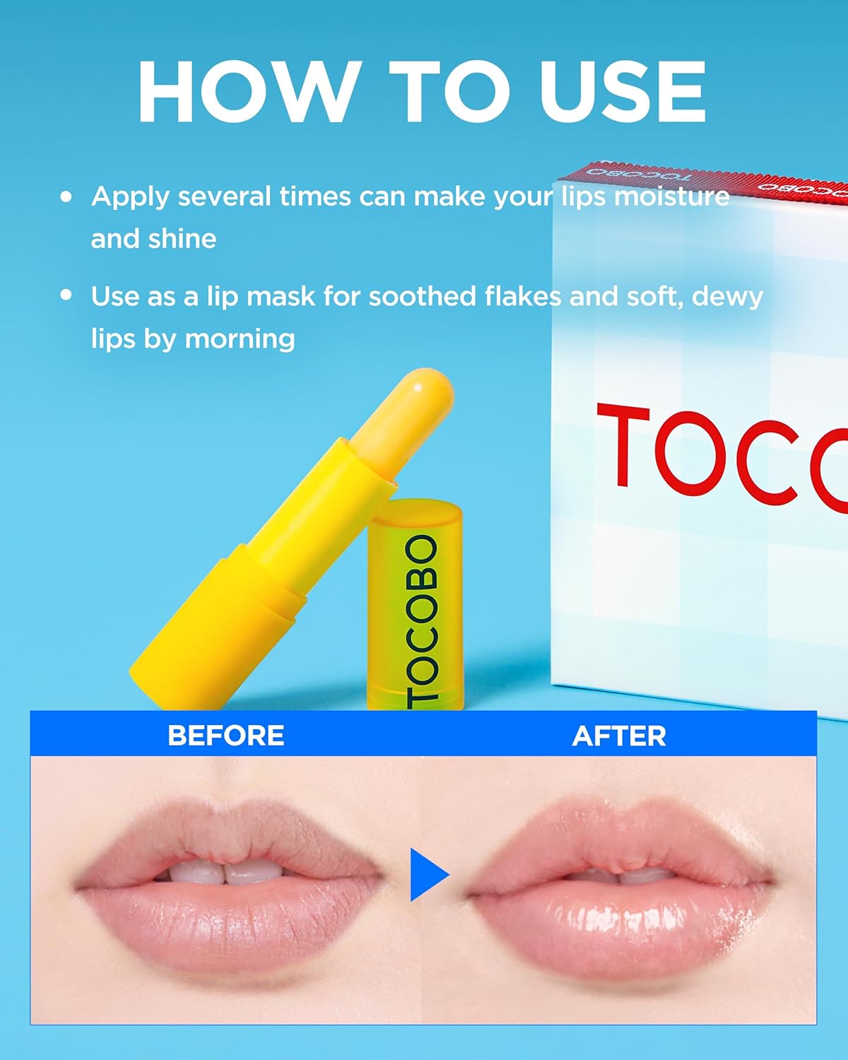 TOCOBO Vitamin Nourishing Lip Balm 19 g – vegan nourishing lip balm with vitamins.