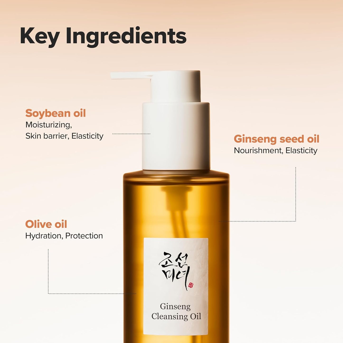 Beauty Of Joseon Ginseng Cleansing Oil 210 ml – Korean cleansing oil with ginseng