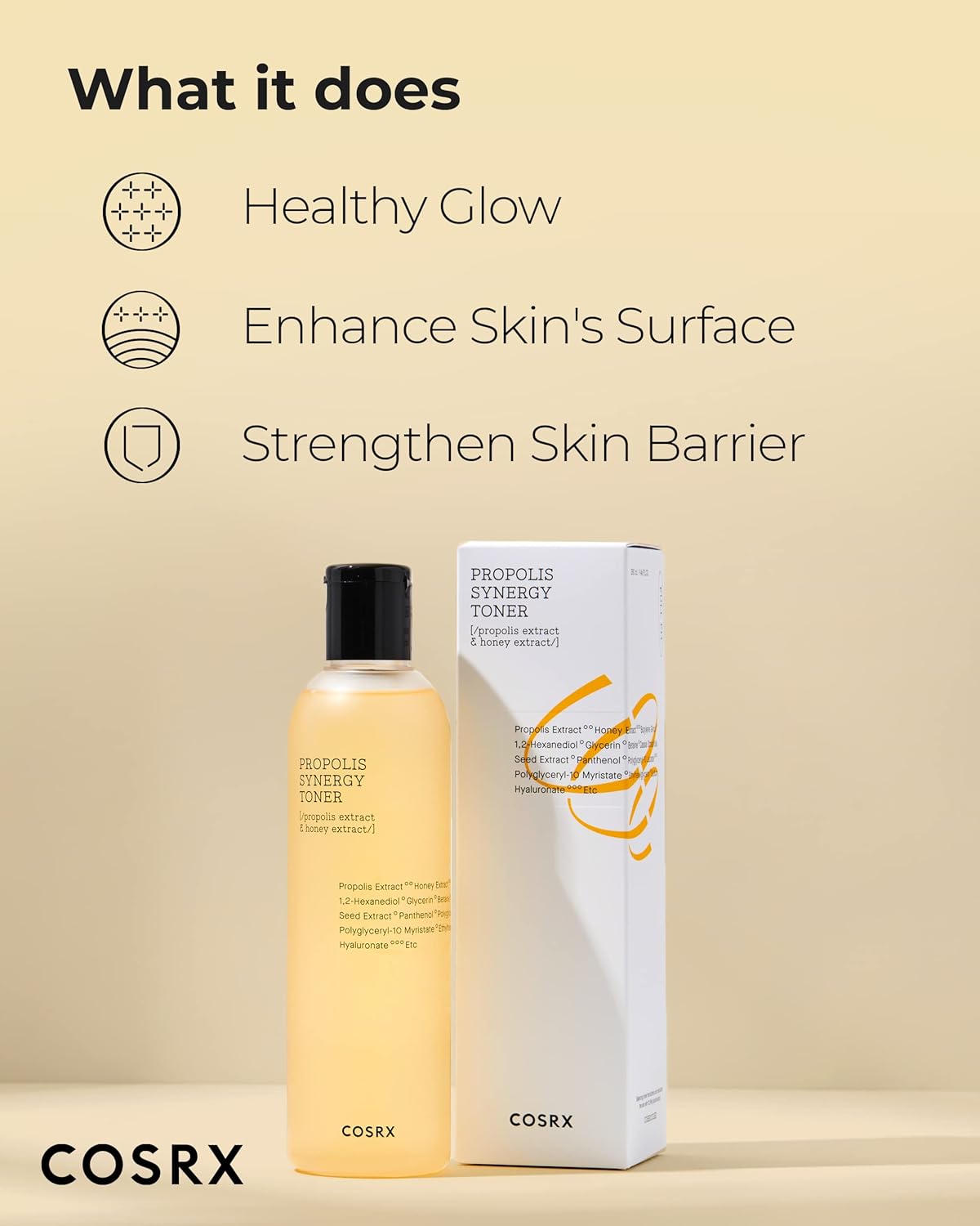COSRX Full Fit Propolis Synergy Toner 150 ml – Korean brightening and nourishing propolis toner