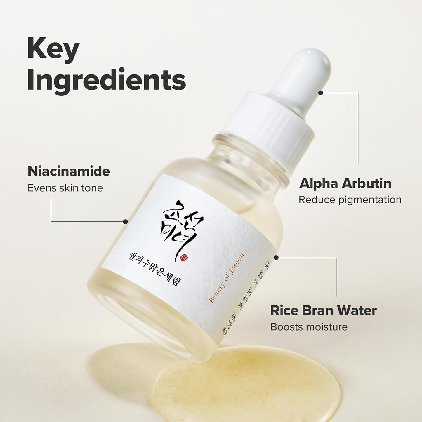 Beauty of Joseon Glow Deep Serum Rice + Alpha Arbutin 30 ml – lightening serum for age spots and an even complexion