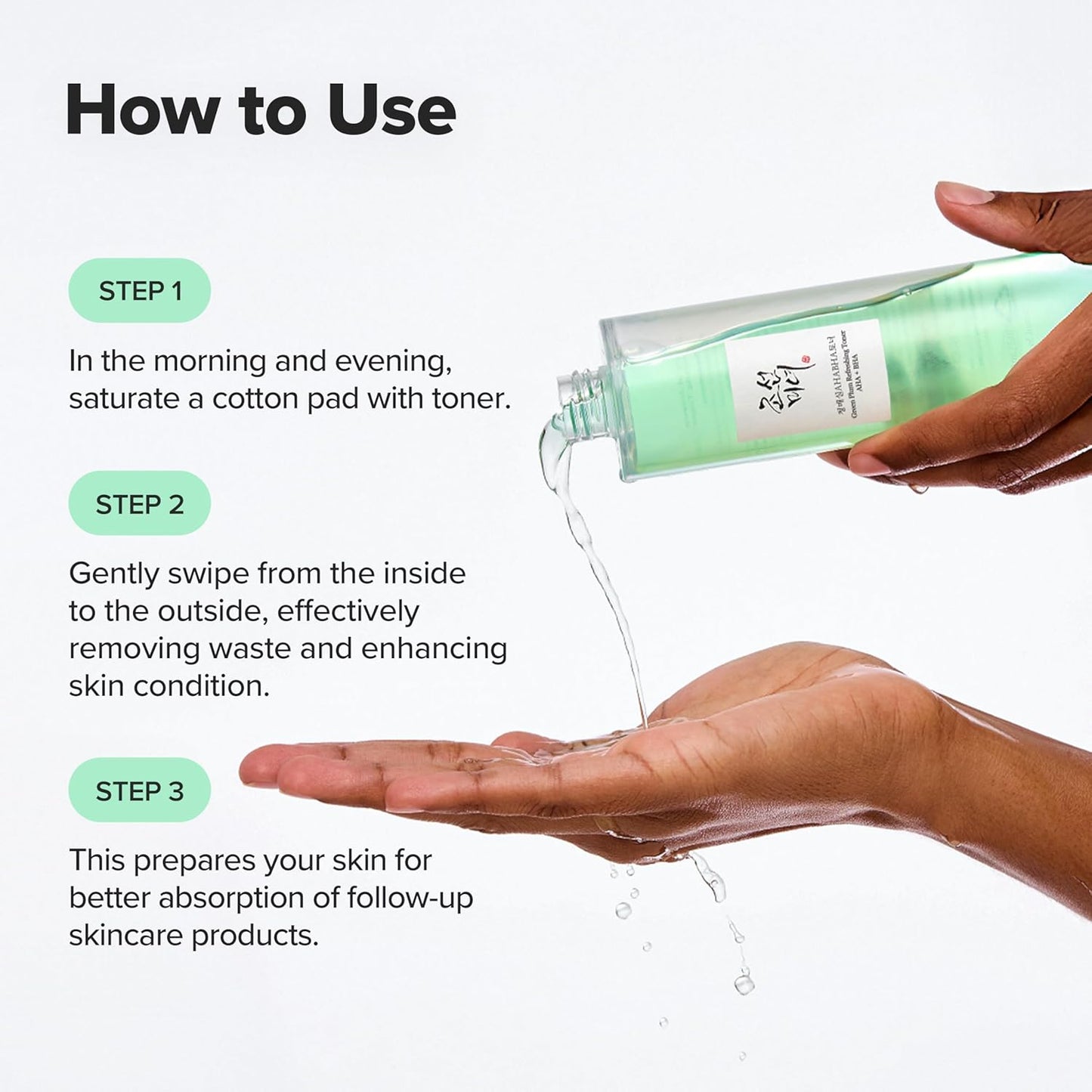 Beauty of Joseon Green Plum Refreshing Toner AHA + BHA 150 ml – Korean refreshing exfoliating toner