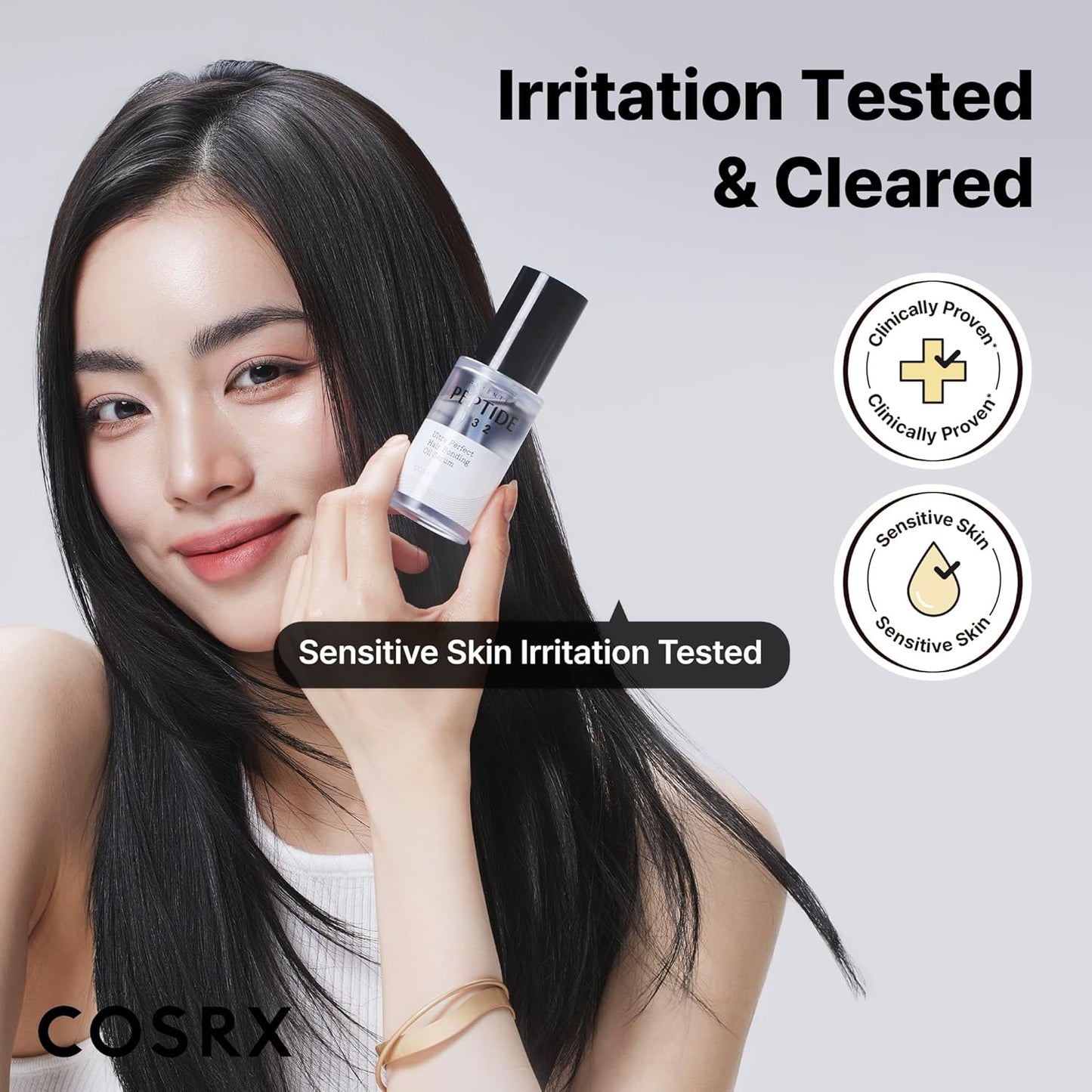 COSRX Peptide-132 Hair Bonding Oil Serum (Travel Size) – Korean hair reparative oil-serum with keratin