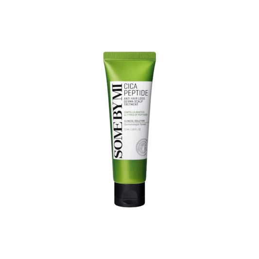 Some By Mi Cica Peptide Anti Hair Loss Derma Scalp Treatment 50 ml – Korean anti-hair loss serum with peptides and CICA