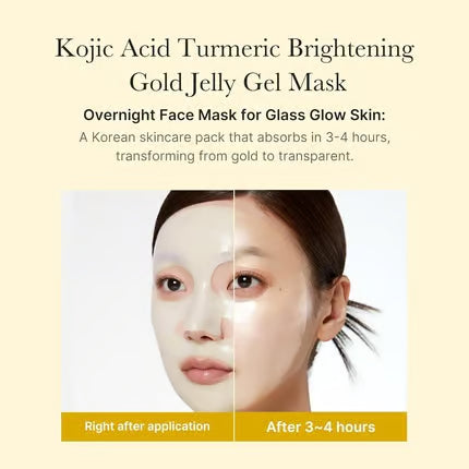 Medicube Kojic Acid Turmeric Brightening Gel Mask 28 g – Korean brightening gel mask