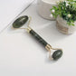 Jade Facial Roller with Gua Sha – Massage Kit for Lifting and Lymphatic Drainage