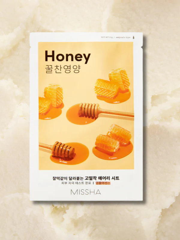 MISSHA Honey Airy Fit Nourishing Sheet Mask – Nourishing sheet mask with honey 19 g