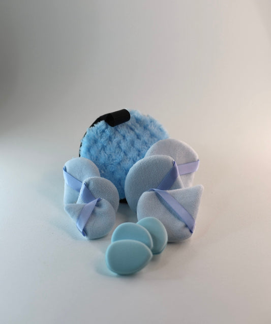 Beauty blender and makeup puff set – soft sponges for even application