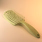 Elegant round hair comb – carved decorative accessory for women