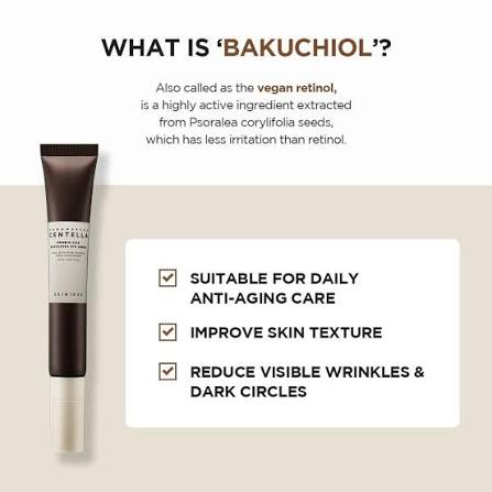 Skin1004 Madagascar Centella Probio-Cica Bakuchiol Eye Cream 20 мл – Крем за очи против стареене 20 мл