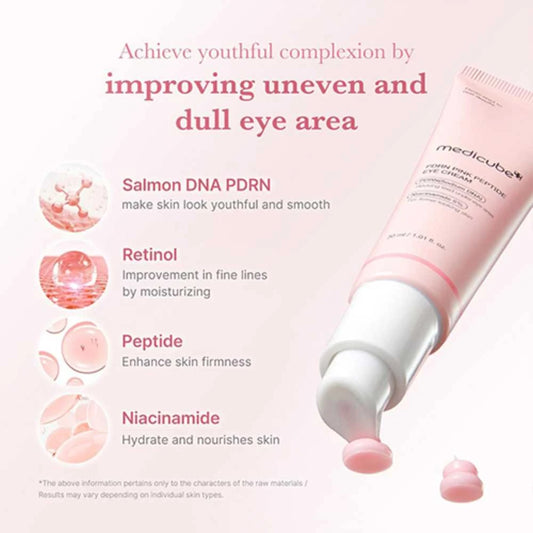 Medicube PDRN Pink Peptide Eye Serum – Серум за очи против стареене 30 мл
