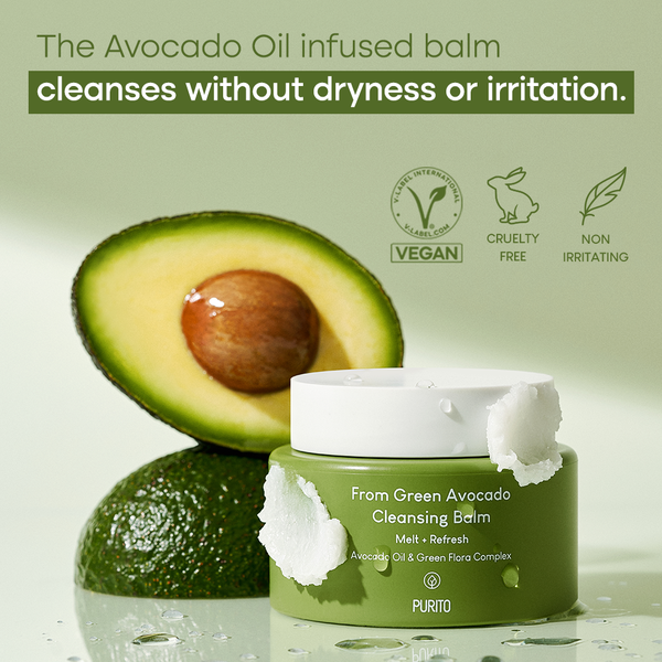 Purito From Green Avocado Cleansing Balm 100 ml – Korean cleansing balm with avocado