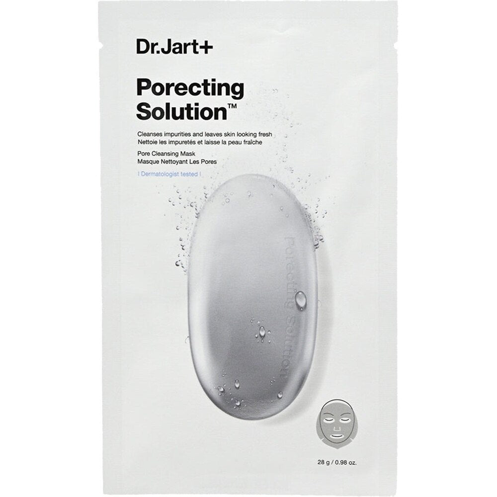 Dr. Jart+ Dermask Porecting Solution Cleansing Mask 28 g – cleansing mask with activated charcoal.